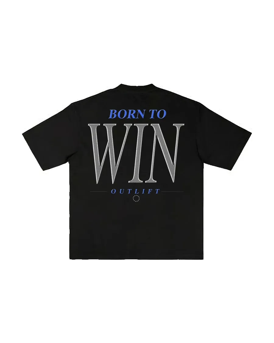 Playera Born to Win de OUTLIFT, vista de espalda