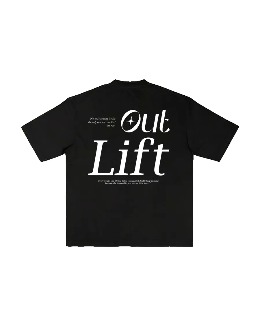 Playera No One’s Coming de OUTLIFT, vista de espalda